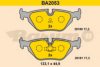 BARUM BA2053 Brake Pad Set, disc brake